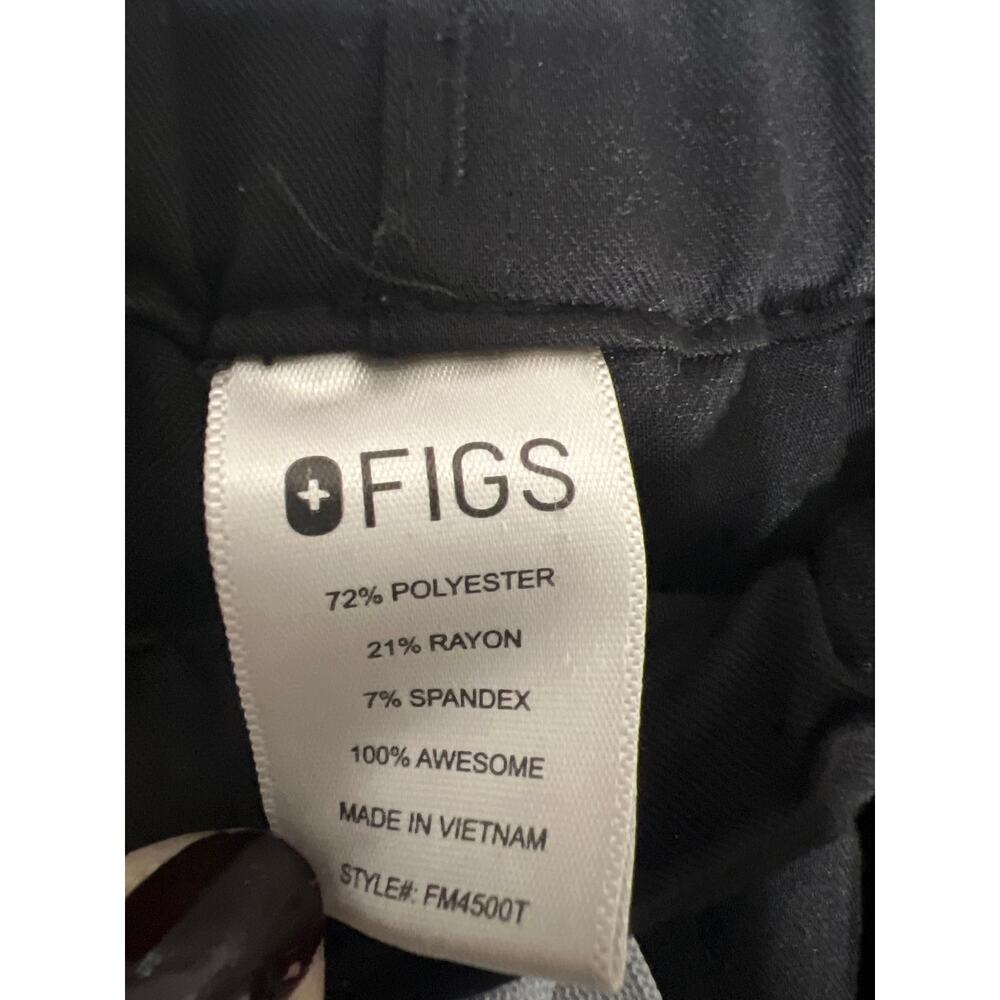 FIGS Technical Collection Men's Black Pisco Basic Scrub Pants Size: XL/ T - Picture 3 of 7